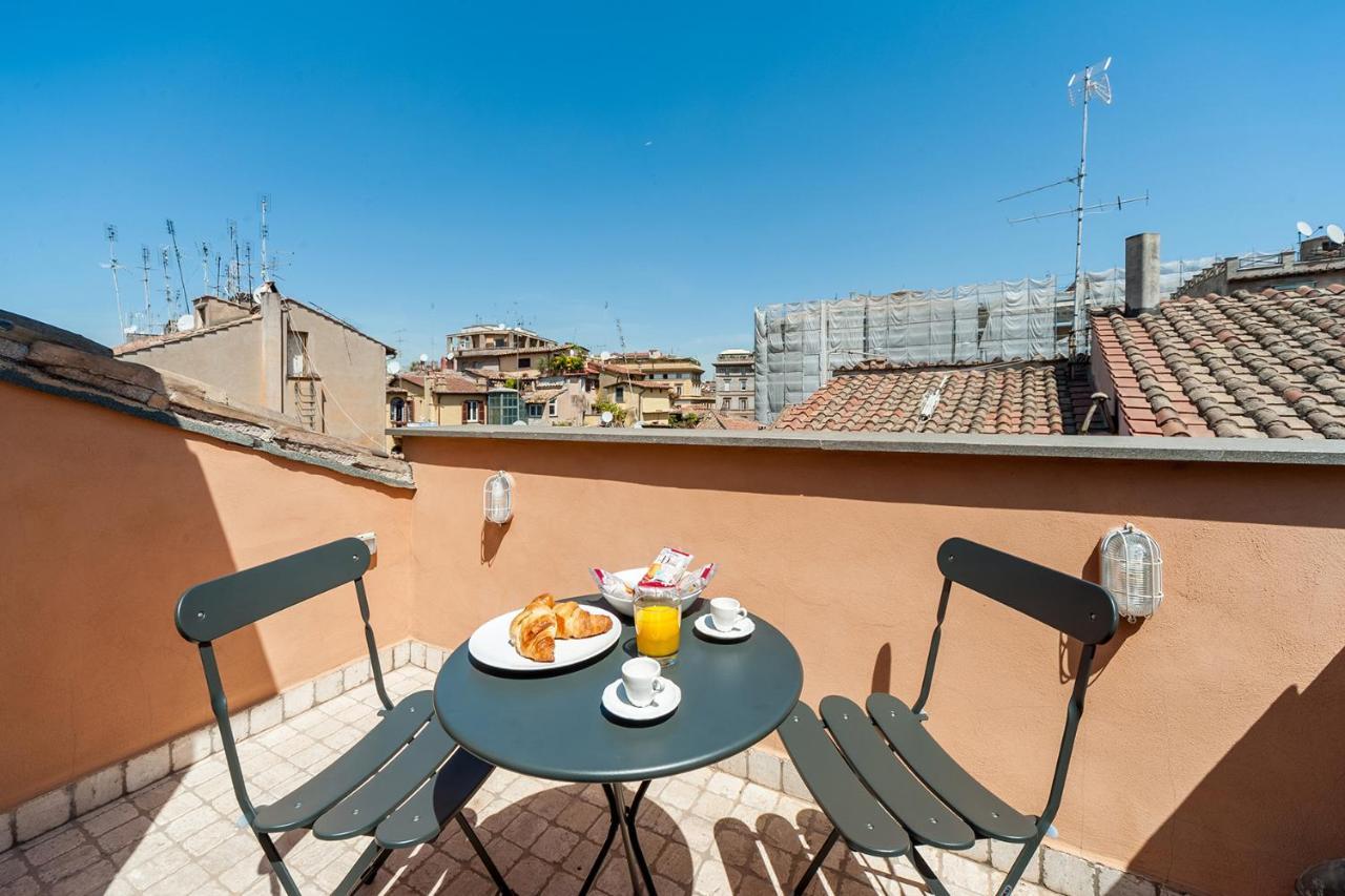 Ferienwohnung New Luxury Sweet Penthouse - Campo De' Fiori Rom Exterior foto